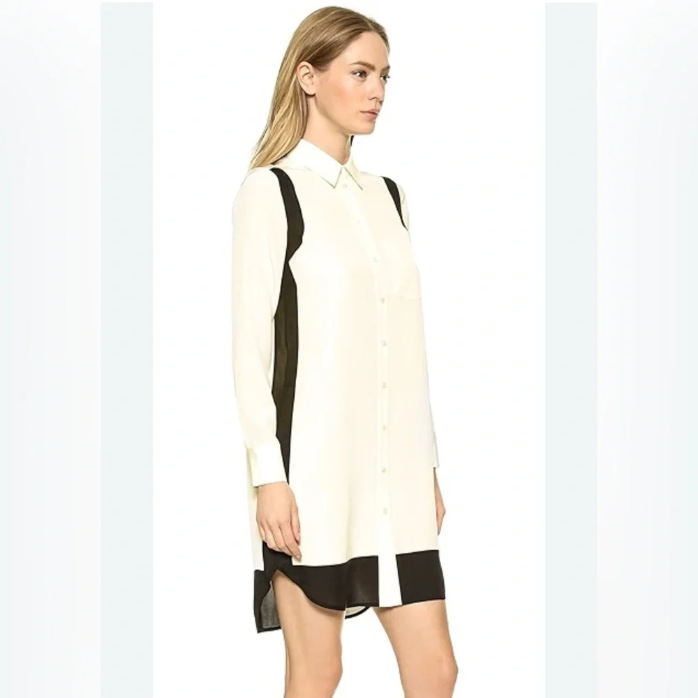 Vince Crepe de Chine Shirtdress - Picture 10 of 10